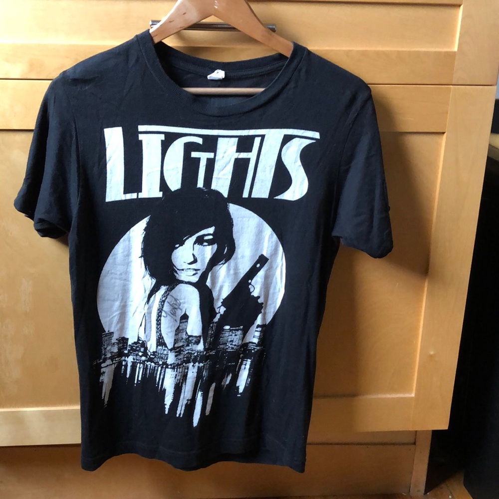LIGHTS tour t-shirt, **SIGNED**
